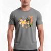 Goldfinch Rounisexce A Pattern With Moths Flowers And Strawberries Tshirt Summer Casual Cotton Tee Oversized Streetwear Tops