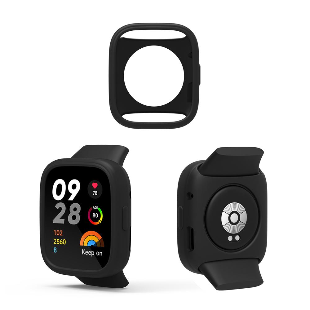 Silicone Strap+Protective Cover for Redmi Watch 3 Replacement Wrist Strap Bumper for Xiaomi Mi Watch Lite3 Wristband Bracelet
