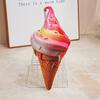 Simulation Cartoon Ice Cream Cone Pillow Plush Toy Ice Cream Doll Children's Props Ornaments Sofa Cushion