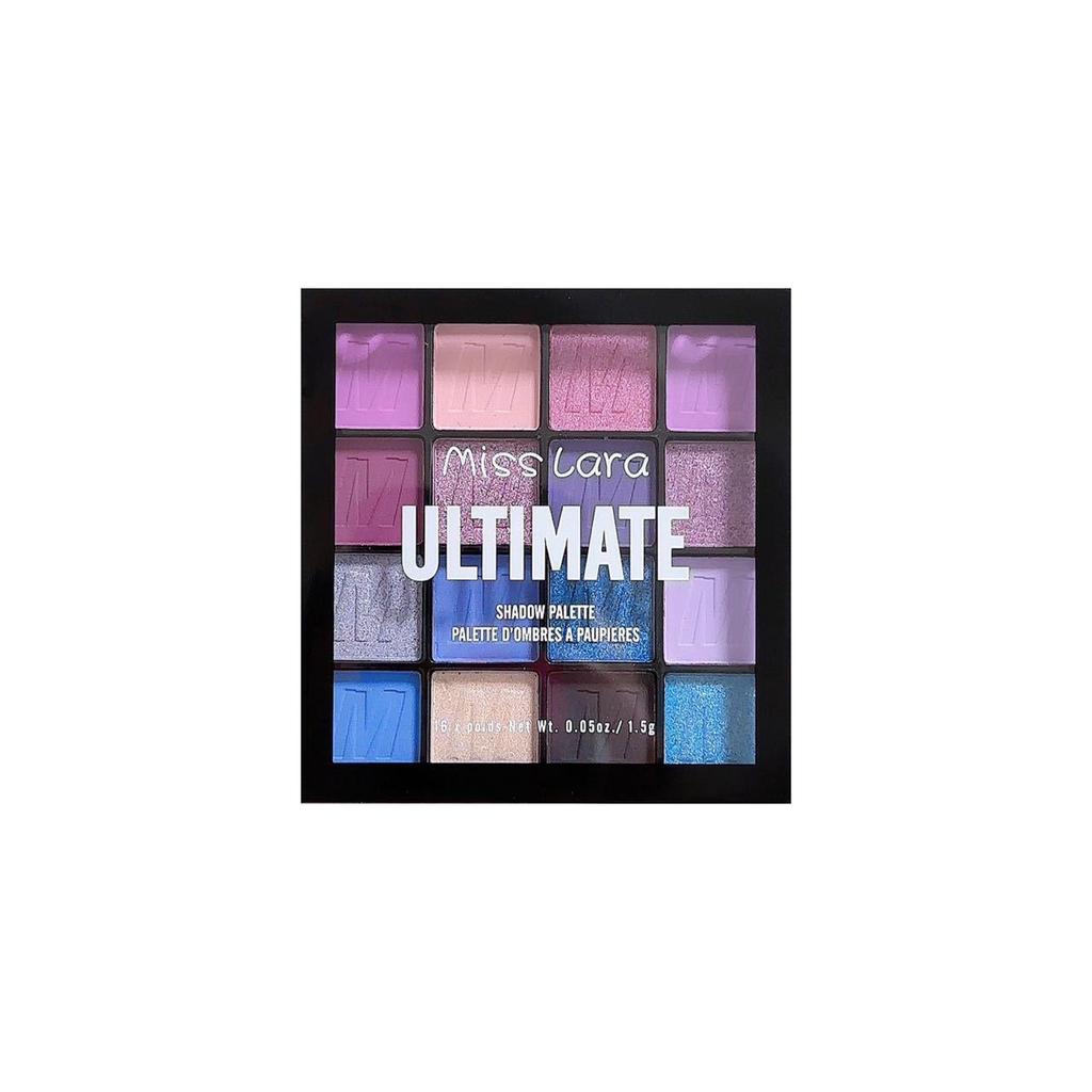 Miss Lara Dazzling 16-Color Eyeshadow Palette - Shimmer & Matte for Stage and Student Makeup