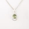 Natural Green Amethyst Gemstone 925 Sterling Silver Jewelry Handcrafted Pendant PP-6-50