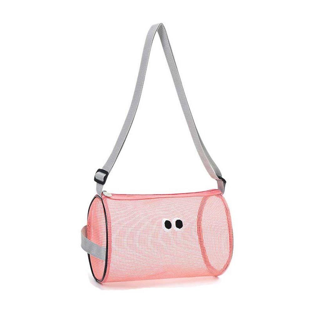 Handbag Mesh Shoulder Bag Korean Style Water Bottle Drawstring Bag Mesh Crossbody Bag  Summer