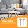 20Pcs Copper Furniture Nails Decorative Upholstery Pins Half Round Head Sharp Entry Striped Shank Anti-Loosening for Wood Craft