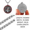 Norse Mythology Medusa Snake Pendant Unisex Retro Punk Snake Medusa 316L Stainless Steel Necklace Pendant Gift Jewelry