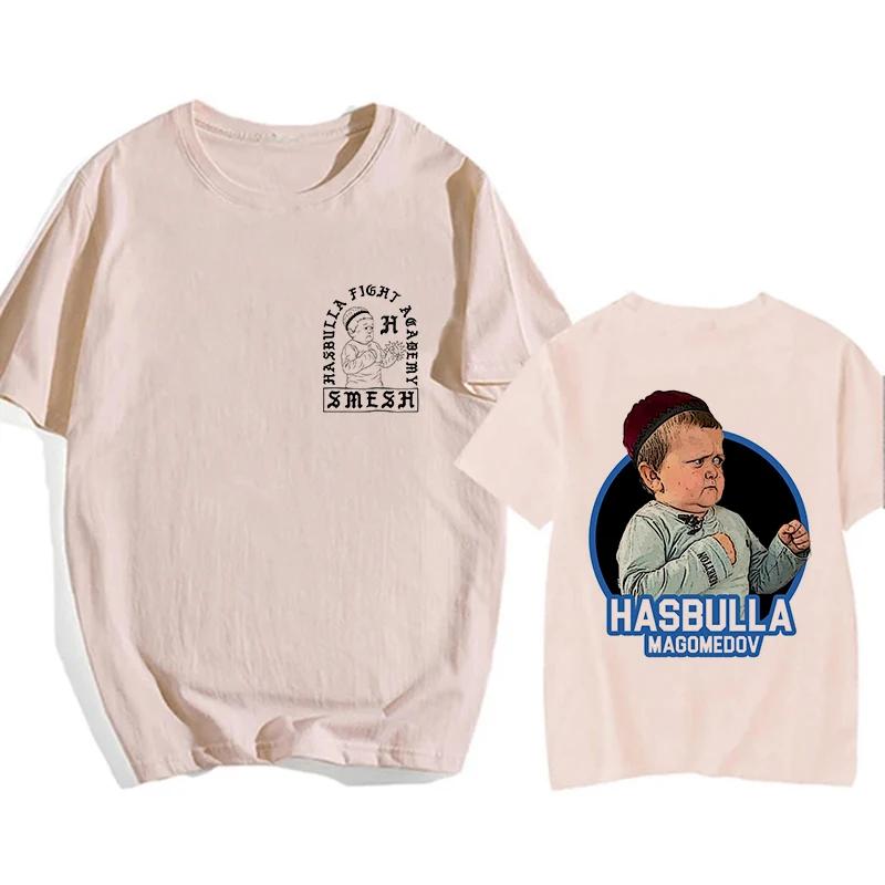Classic Team Hasbulla EU Size T Shirt Men Women Fighting Hasbulla T-shirt Hip Hop Graphic Shirt Tops Manga T Shirt Streetwear