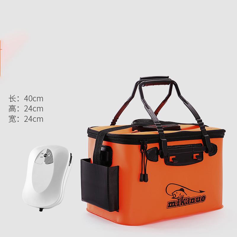 Folding Live Fishing Bucket EVA Thickening Fish Bucket Portable Water Tank Fishing Tackle Live Fish Box