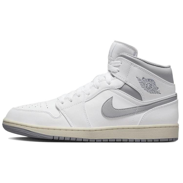 Ny JORDAN Air JORDAN 1 Mid Nøytral Grå 554724-135