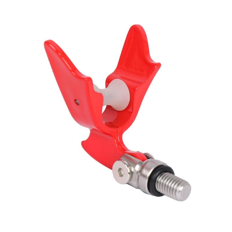 Fishing Rod Support Stand Automatic Rebounds Bracket Adjustable Fishing Pedestals Rod Holder Fishing Rod Stand Bracket красный