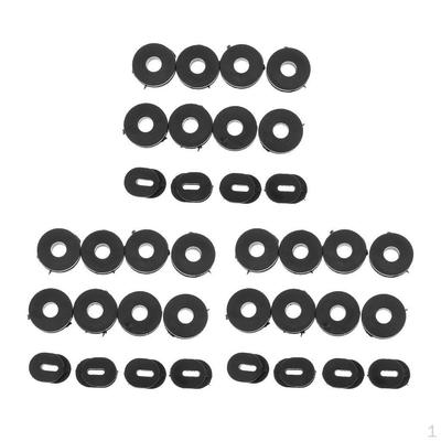 Side Cover Grommets Universal for Motorcycle Car Auto Fairings, Set of 36