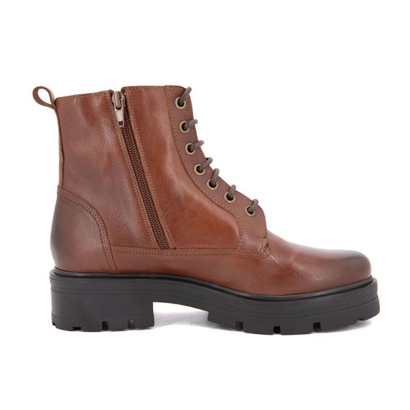 Bottines Bakal Veau Cognac Brosse Femme XAVIER DANAUD