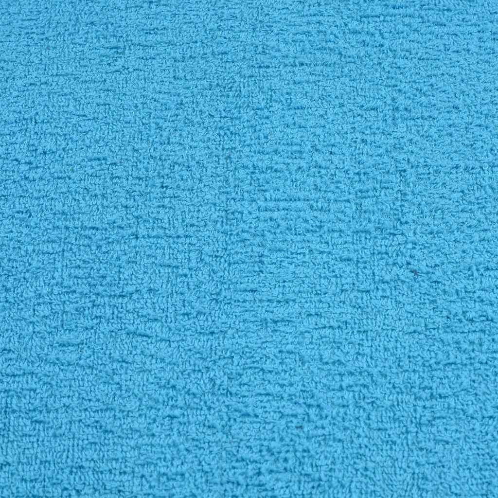 Vidaxl Ręczniczki, 4 Szt., Turkusowe, 30X30 Cm, Bawełna 100%