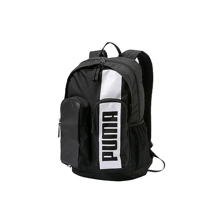 Puma Deck Casual Fabric Backpack Unisex Backpacks Black 075759-01 Black