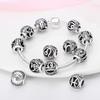 S925 Silver Twelve Constellations Pendant Pendant Bracelet DIY Jewelry Accessories Bracelet Necklace