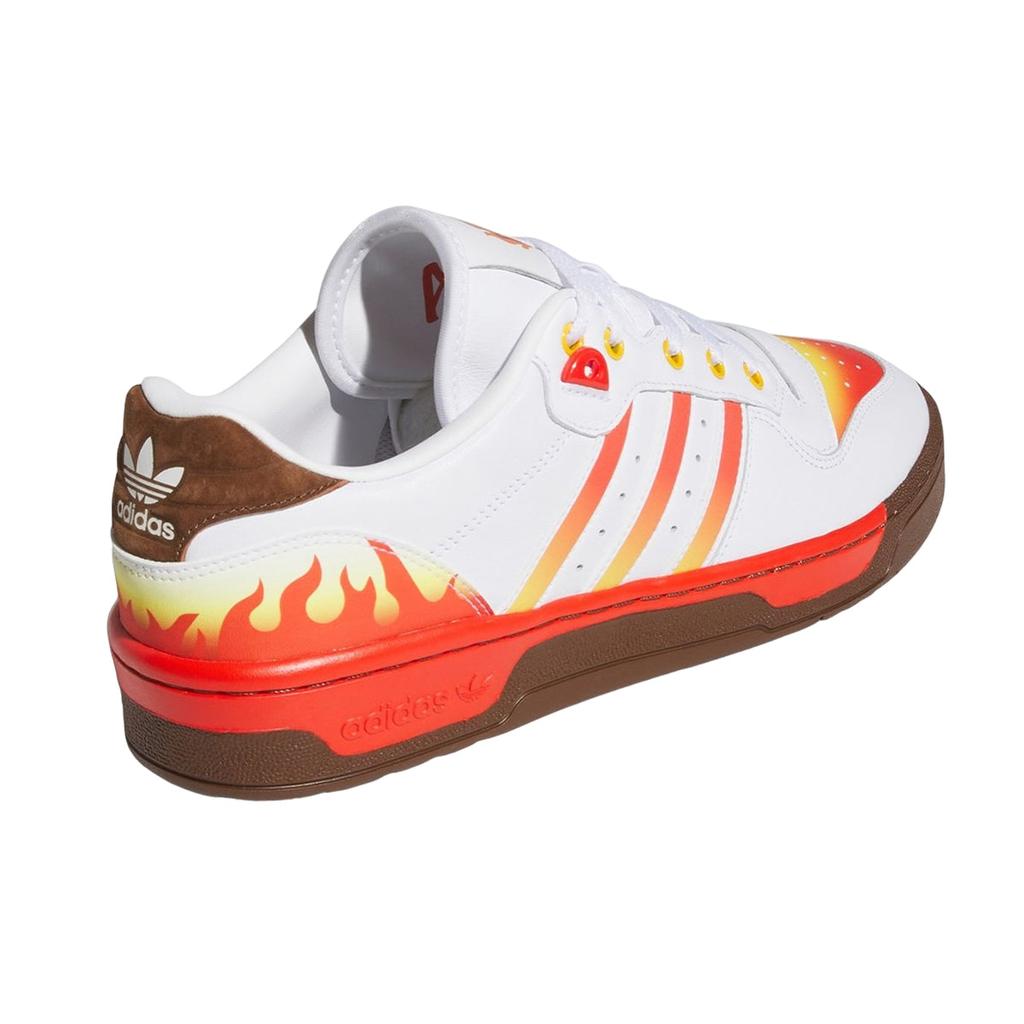 Demon Slayer X Adidas Rivalry Low Rengoku Men Sneakers White Cloud-White Red JI3310