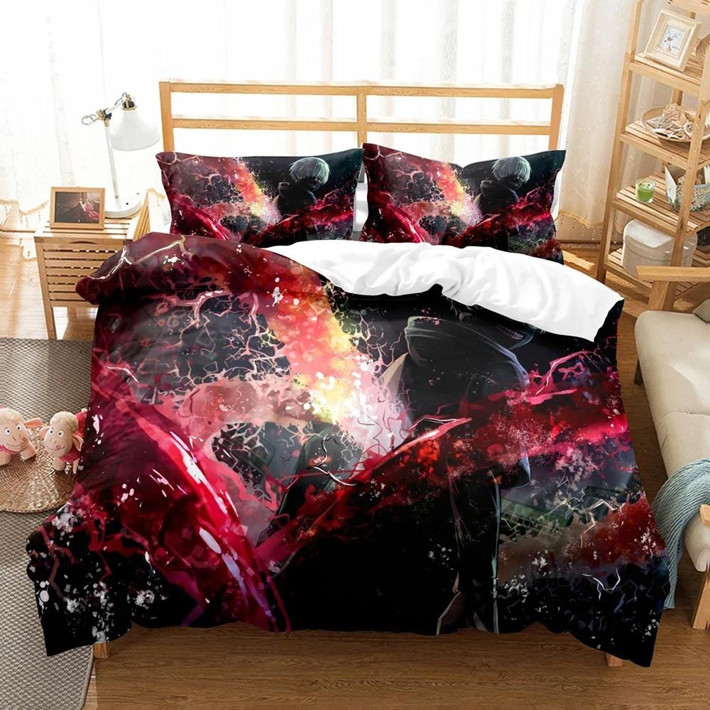 Fashion 3DTokyo Food speciesBedding Sets Duvet Cover Set With Pillowcase Twin Full Queen King Bedclothes Bed Linen Customizable