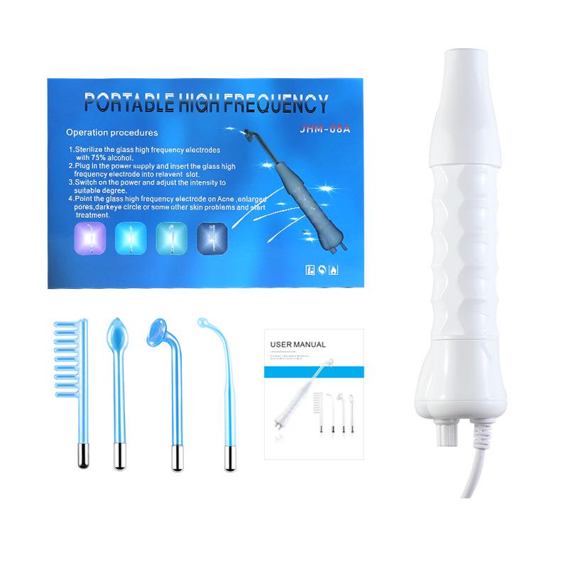 High-Frequency Ozone Electrotherapy Device for Acne Removal and Beauty Therapy