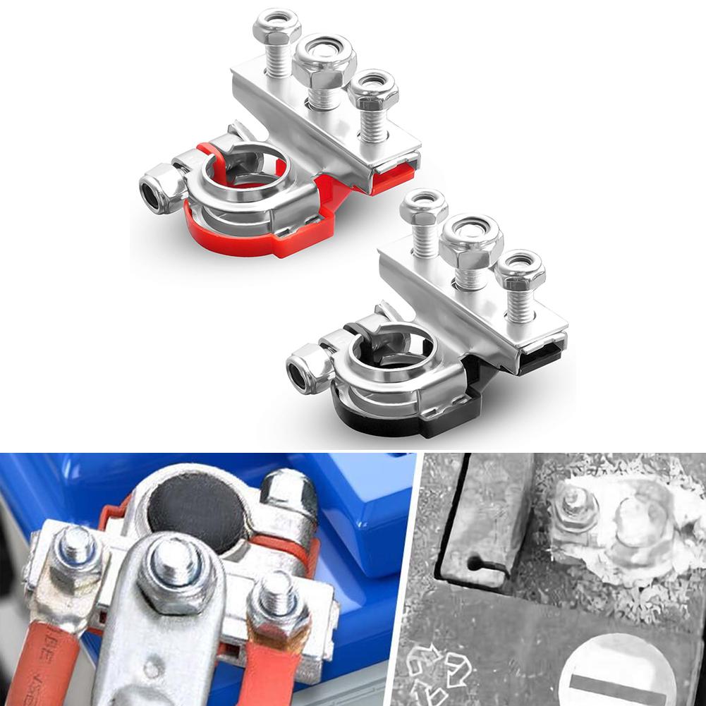 Quick Connect 3 Way Battery Pole Clamp M8 for Car and Boat Applications