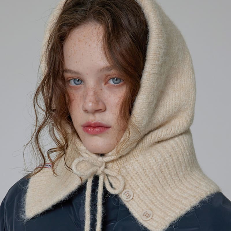 

HUNTER [ЖЕНСКИЙ] Пушистая вязаная балаклава - Слоновая кость HDW0002CHZIVO 00F