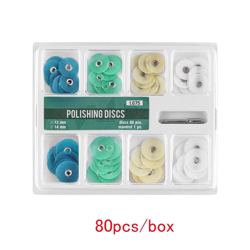 

Диски для полировки зубов Грубое уменьшение Контурная оправка Расходные материалы для зубов Полоски 80pcs