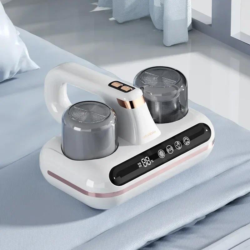 10000PA Double-cup Mite Remover Strong Suction Intelligent Ultraviolet Disinfection Vacuum Cleaner Wireless Remover