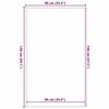 VidaXL Doormat Anthracite 90x150 Cm 4105618