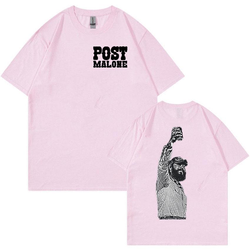 Singer P-Posts M-Malones Print Graphic TShirt Men Hip Hop Fashion Short Sleeve Tshirt Retro Oversize Women Cotton Tee Streetwear