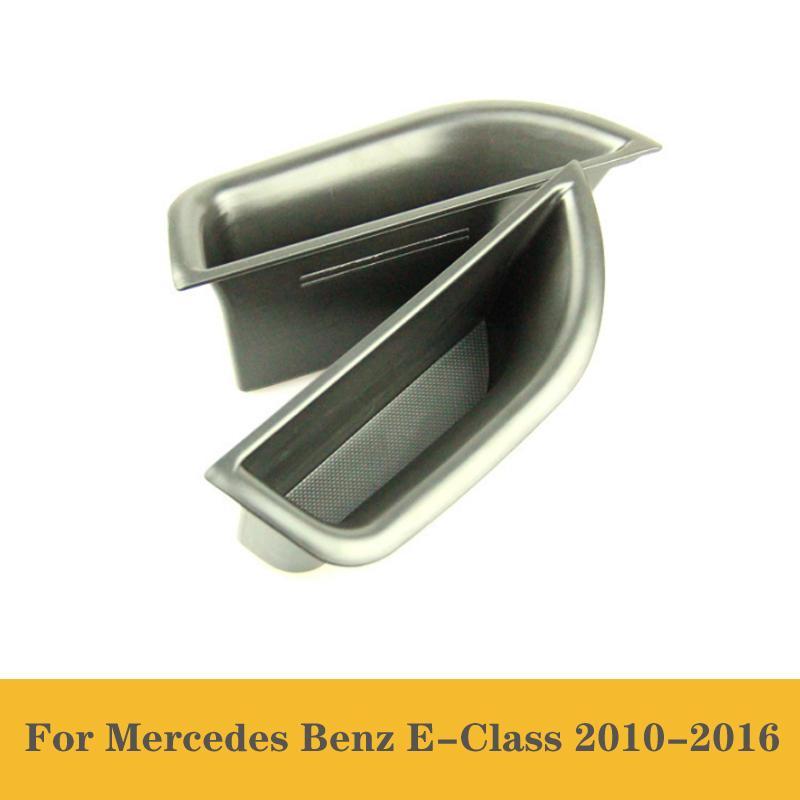 Car Front Door Storage Box Organizer Container Holder For Mercedes Benz E-Class W212 E200 E250 E300 E350 E400 E500
