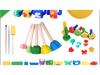 30-Piece Children's Sponge Painting Stamps Set - Art & DIY Graffiti Brushes