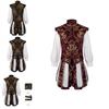 Renaissance Prinz Weste und Kürbishose Set mit Polyesterstoff für Vintage-Stil Männer