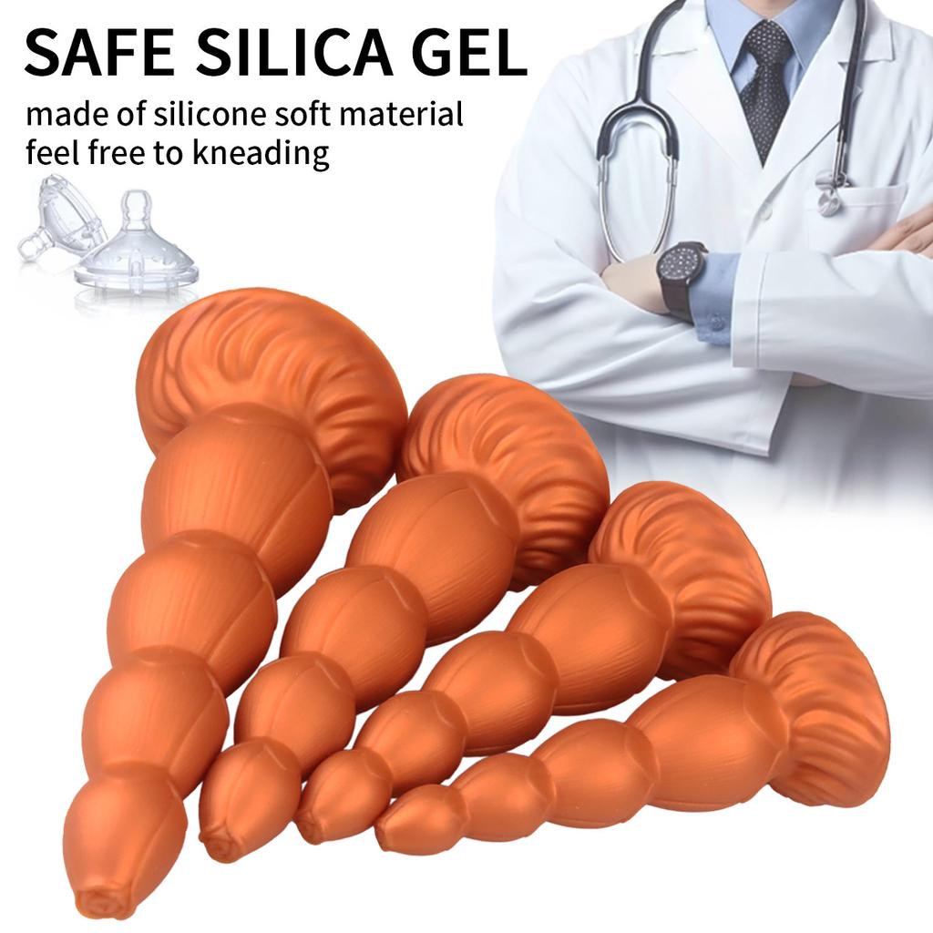 Silikon Extra Langer Analplug Dildo Sexspielzeug Masturbator für Männer und Frauen Strap-on Penis Realistischer Schwanz BDSM