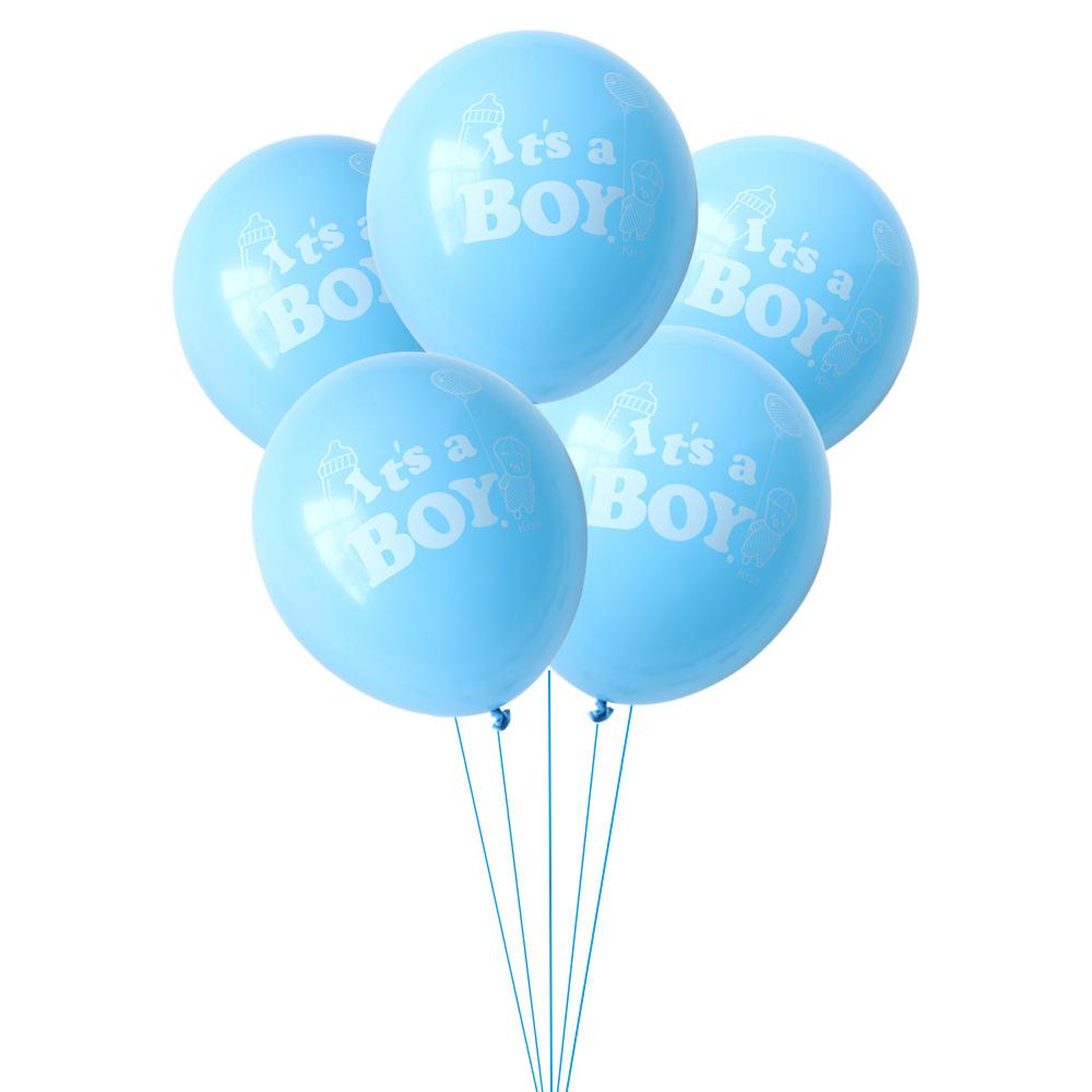 

It SA Boy Girl синие и розовые воздушные шары для новорожденных мальчиков и девочек на праздник полнолуния, 100 шт. 2