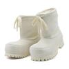 Women's 2025 Winter Thick-Soled Snow Boots: Fashionable, Non-Slip, Ugly-Cute Ski Boots with Drawstring for Big Toes; Thickened and Warm.