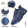 Summer men's thin trendy shoes Hollow and breathable boys' trendy brand sports shoes Running net shoes Teen blade air cushion shoes
