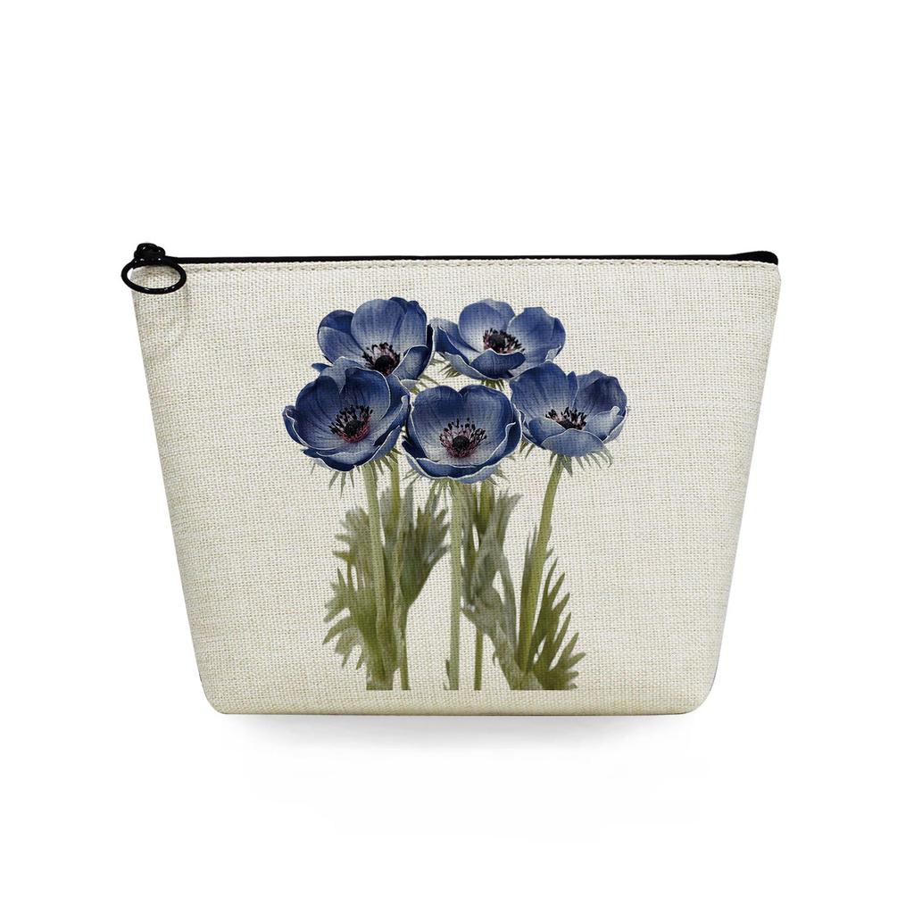 Women Flower Print Cosmetic Bag Toiletries Organize Travel Storage Case 6747