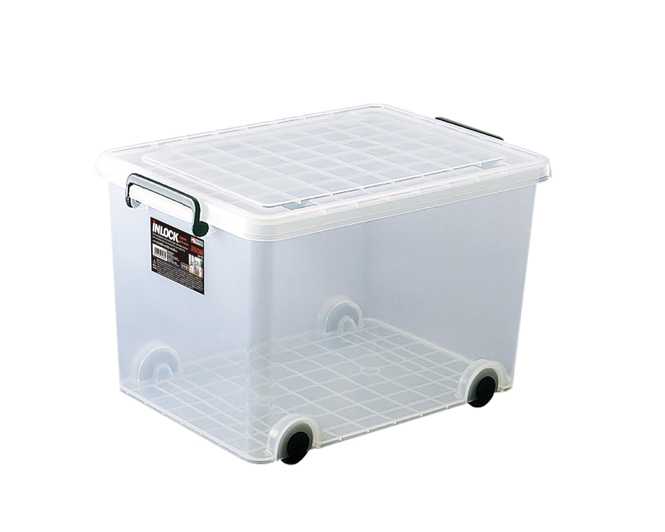 

Tenma Costume case with casters for convenient movement Made in Japan Inlock Sturdy clear case Storage case with lid 39 x Depth 55 x Height 35 [Color