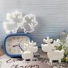 Christmas Elk Ornaments Silicone Mold Practical Elk Resin Ornament Casting Molds for Delicate Christmas Decoration