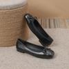 Fashion Women Square Toe Ballet Shoes 2025 New Autumn Fashion Bow Knot Soft Sole Casual Shoes Lightweight Comfortable Luxury Party Flats