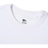 New Era Printed Minimalist T-Shirt Unisex Tops White 13697655