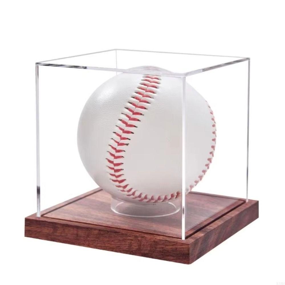 Transparent Baseball Display Case Quality Acrylic Baseball Holder Baseball Box  Signed Memorabilia