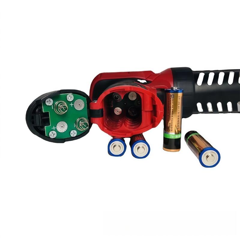 Battery Powered Electric Caulking Tool With 6Speed Setting LED Light For Precise Sealing In Dark Areas AntiDrip Systems