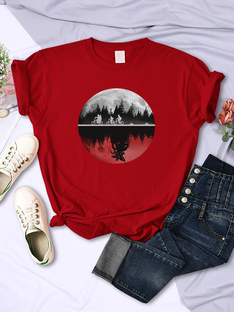 Chlapecké tričko s potiskem Jízda na kole Dámské Letní Chladivé Tričko Hip Hop Prodyšné Tričko Módní Ležérní Krátký Rukáv Dámské