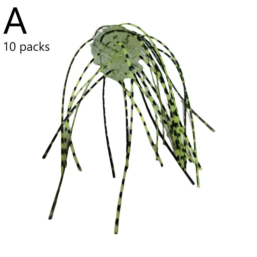 

Набор из 10 рыболовных приманок, мягкие приманки для рыбалки и ловли окуня в форме кубика, ПВХ приманки для рыбалки на сома V2E9 Luminous color-10pcs
