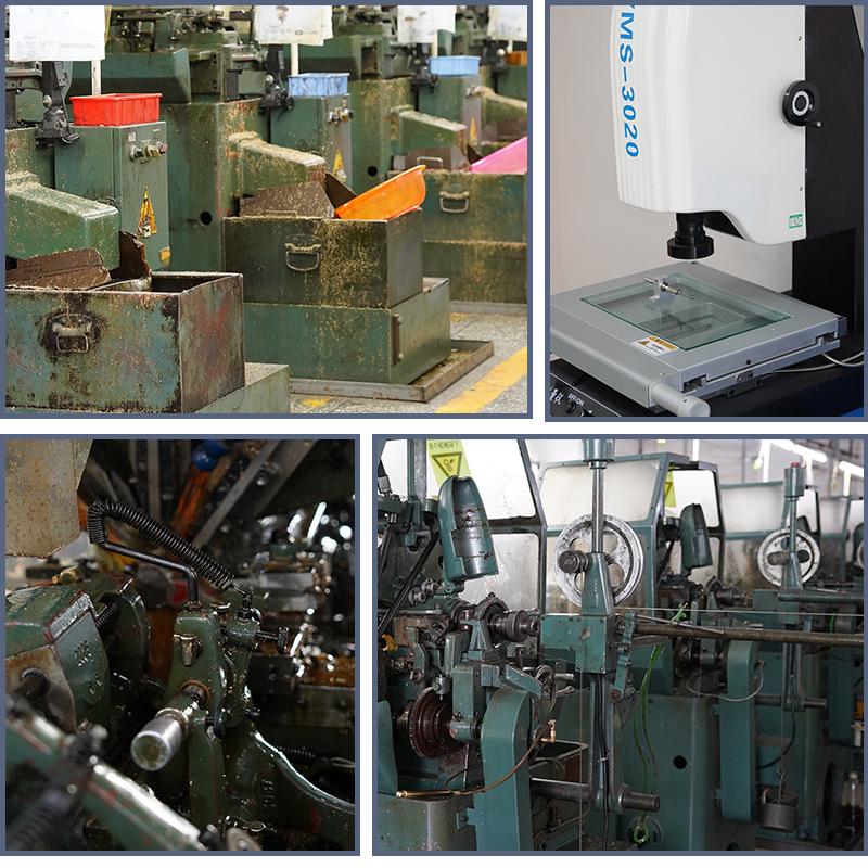 304 Pan Head Self-Tapping Coarse Thread Screw M1.7-M6 with Hex Socket