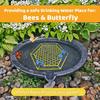 Floating Bee Watering Station Garden Butterfly Insect Waterer Outdoor Bee Baths Drinking Station for Thirsty Pollinators