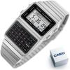 Casio Data Bank DBC-611-1DF Unisex Silver Digital Watch Imported Model