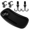 3 In 1 Universal Baby Stroller Snack Tray Cup Holder Phone Stand Food Hook Removable Adjustable Buckle Girl Boy Milk Bottle Plat