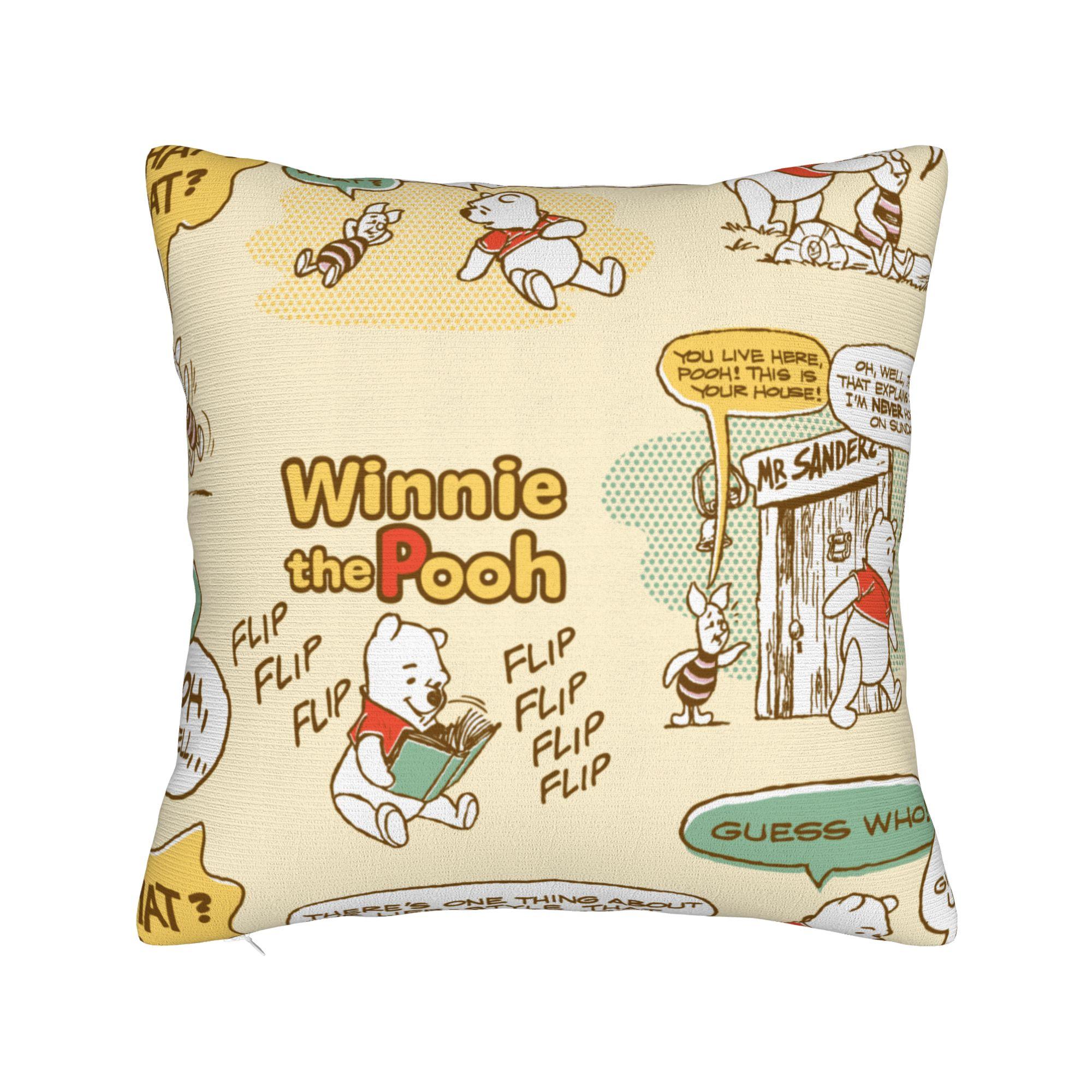 

Winnie the Pooh & Piglet A Nap is Always a Good Idea Pillowcase Cushion Cover Decor Pillow Case Cover Home Zippered 45*45cm 40cmx40cm