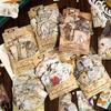 45 pcs Vintage material stickers pack decorative collage background paper material stickers Scrapbooking accessories