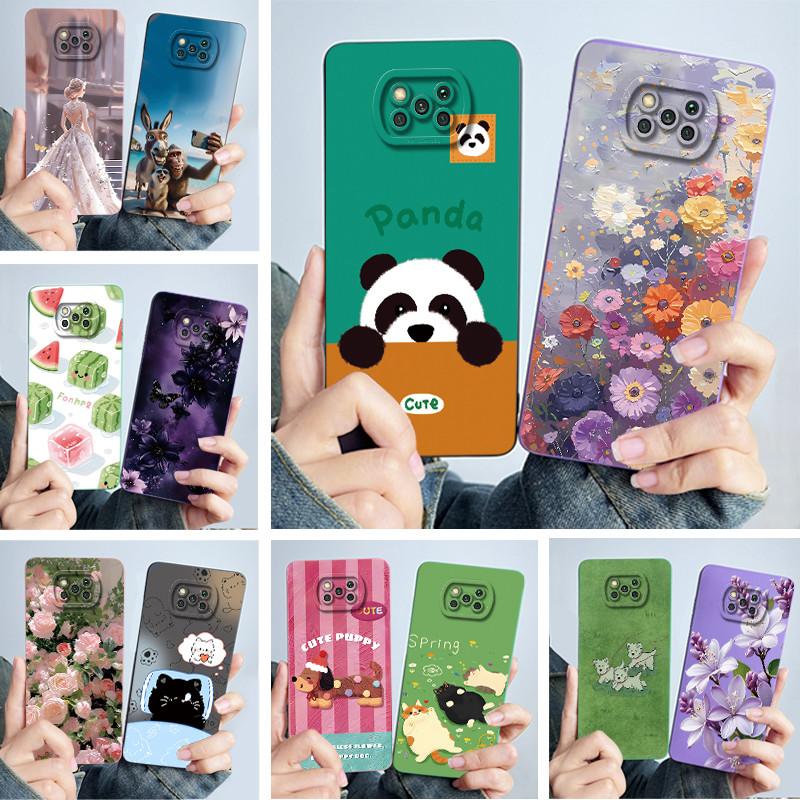 Case For Poco X3 Pro / Poco X3 NFC Sweet Girls Cats Silicone Soft Back Cover For PocoX3 X3Pro X3NFC Bumper Protective Casing