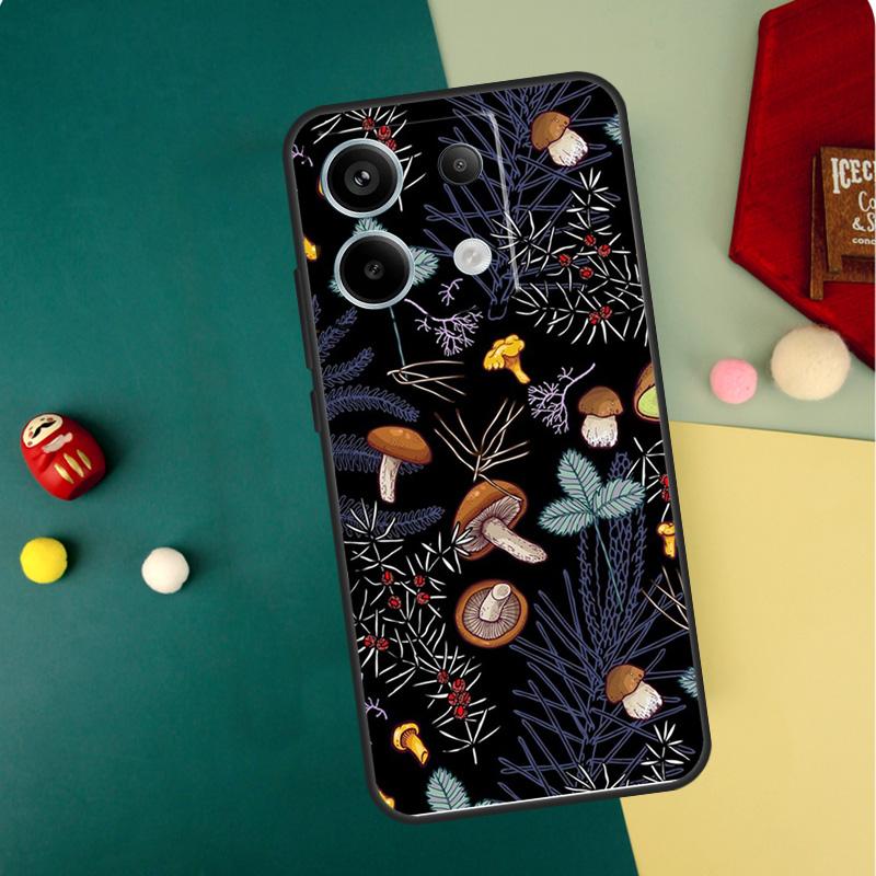 Mushroom Forest Case For Xiaomi Redmi Note 13 14 12 11 10 15 Pro Plus Redmi 13 15 14C 13C 15C 10C 12C Funda